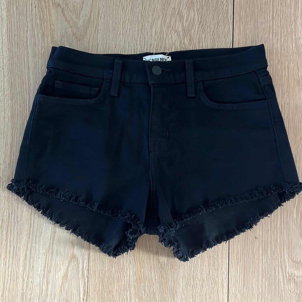 L’AGENCE Zoe relaxed fit denim shirt